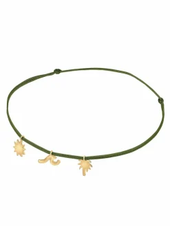 Elli Schmuck<Damen Fußschmuck gold uni