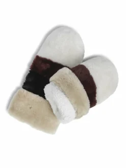 Markberg Handschuhe<Damen Fäustlinge braun uni