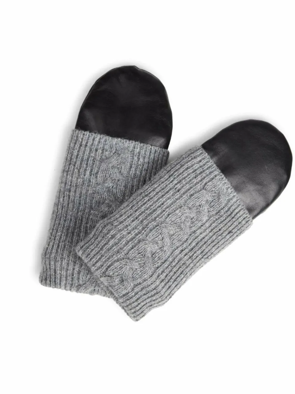 Markberg Handschuhe<Damen Fäustlinge schwarz uni