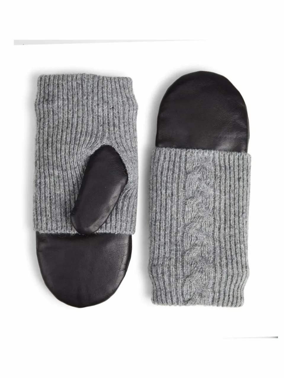 Markberg Handschuhe<Damen Fäustlinge schwarz uni