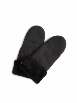 Markberg Handschuhe<Damen Fäustlinge schwarz uni