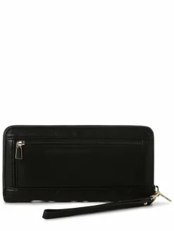 GUESS Taschen & Rucksäcke<Damen Geldbörse schwarz uni