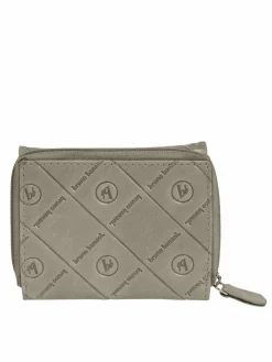 Bruno Banani Taschen & Rucksäcke<Damen Geldbörse grau bedruckt