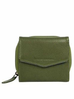 Bruno Banani Taschen & Rucksäcke<Damen Geldbörse grün uni