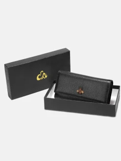 C`iel Taschen & Rucksäcke<Damen Geldbörse schwarz uni