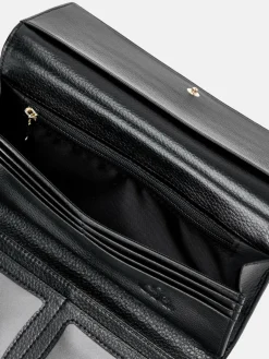 C`iel Taschen & Rucksäcke<Damen Geldbörse schwarz uni