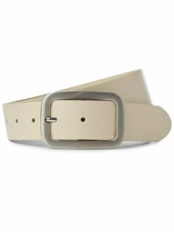 Weinmann Gürtel<Damen Gürtel aus Leder beige uni