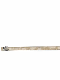 Lauren Ralph Lauren Gürtel<Damen Gürtel aus Leder - PRE-SPRING sand silber uni