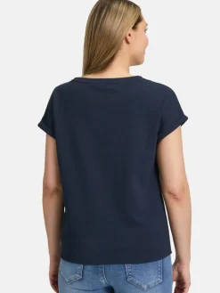 Betty Barclay Blusen<Damen Halbarm-Shirt marine royal uni