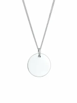 Elli Schmuck<Damen Halskette silber uni