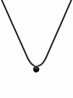 Nenalina Schmuck<Damen Halskette schwarz uni