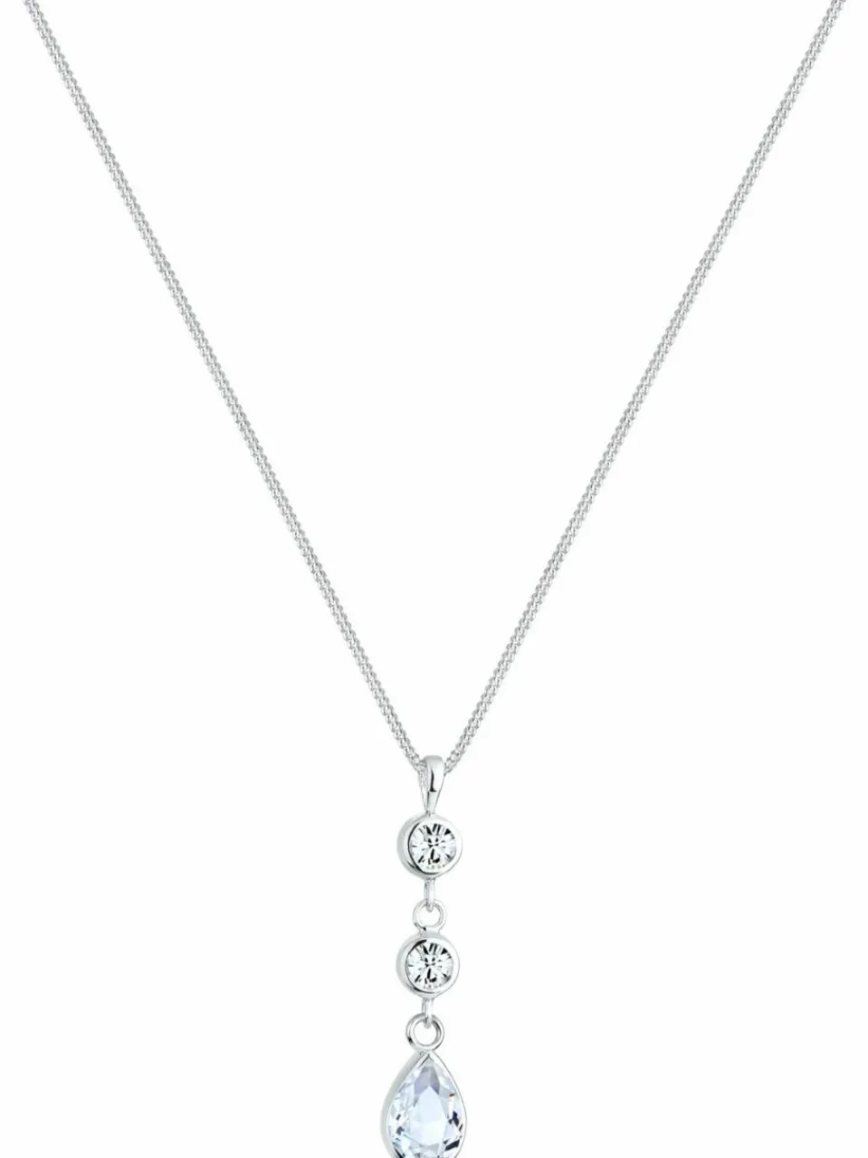Elli Schmuck<Damen Halskette silber uni
