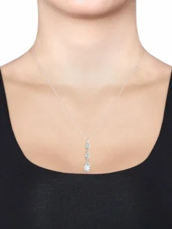 Elli Schmuck<Damen Halskette silber uni