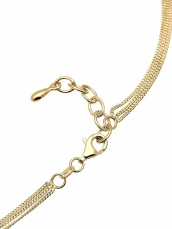 Elli Schmuck<Damen Halskette rot uni