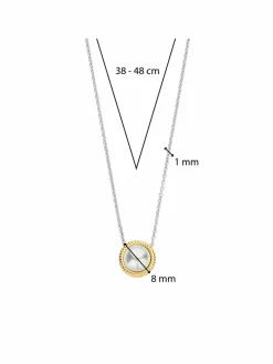 Ti Sento Milano Schmuck<Damen Halskette silber uni