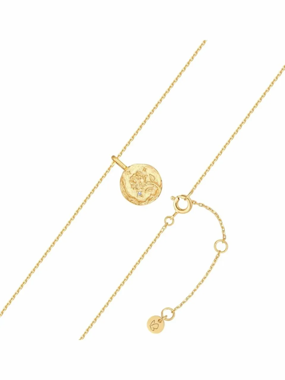 Damen Glanzstücke München Schmuck>Damen Halskette - Geburtsblume Juni Rose