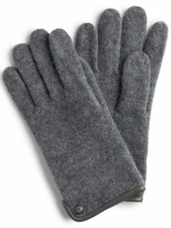ROECKL Handschuhe<Damen Handschuhe grau uni