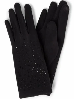 EEM Handschuhe<Damen Handschuhe schwarz uni