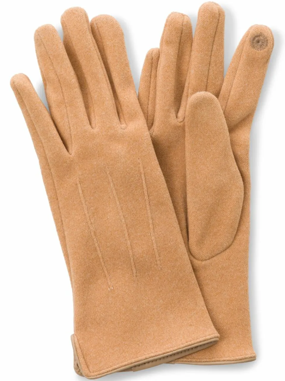 EEM Handschuhe<Damen Handschuhe camel uni