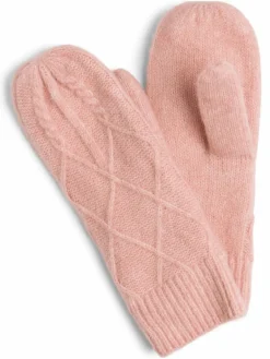 Pieces Handschuhe<Damen Handschuhe mit Wollanteil - PCNantassia rosa uni