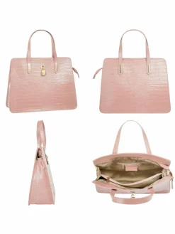 Cluty Taschen & Rucksäcke<Damen Handtasche rosa uni