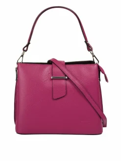 Cluty Taschen & Rucksäcke<Damen Handtasche pink uni
