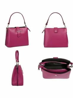 Cluty Taschen & Rucksäcke<Damen Handtasche pink uni