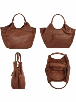 Samantha Look Taschen & Rucksäcke<Damen Handtasche cognac uni