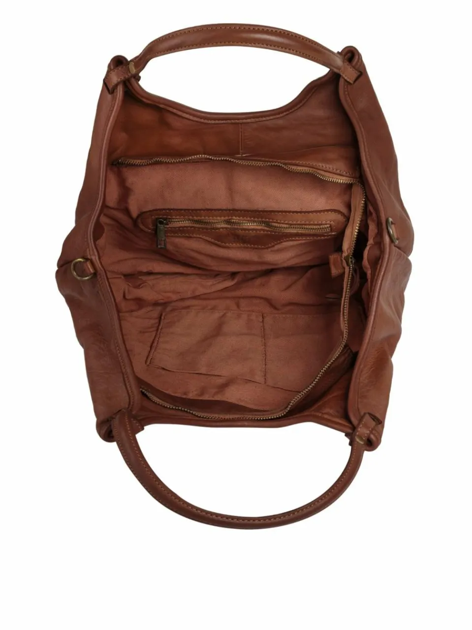 Samantha Look Taschen & Rucksäcke<Damen Handtasche cognac uni