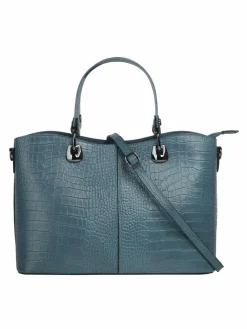Cluty Taschen & Rucksäcke<Damen Handtasche blau uni