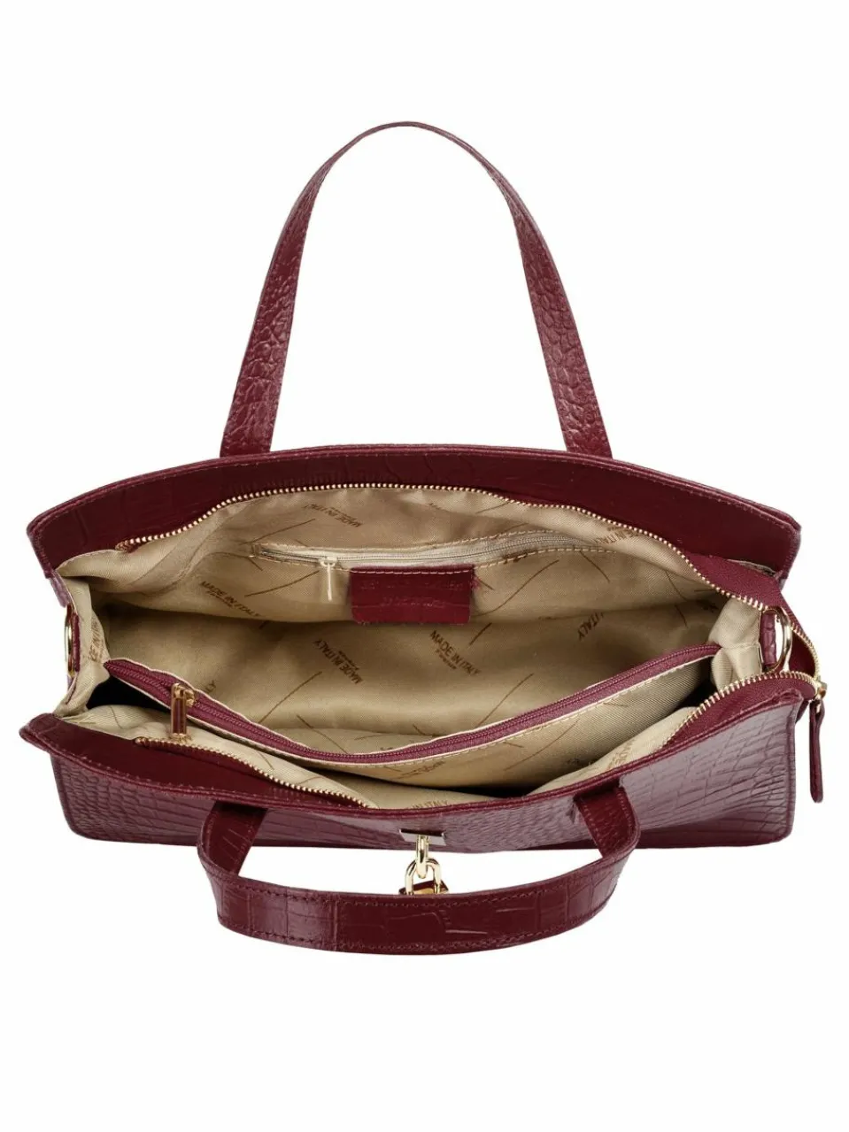 Cluty Taschen & Rucksäcke<Damen Handtasche rot uni
