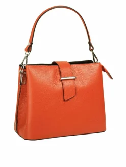 Cluty Taschen & Rucksäcke<Damen Handtasche orange uni