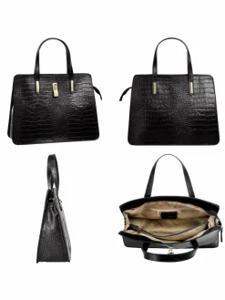 Cluty Taschen & Rucksäcke<Damen Handtasche schwarz uni