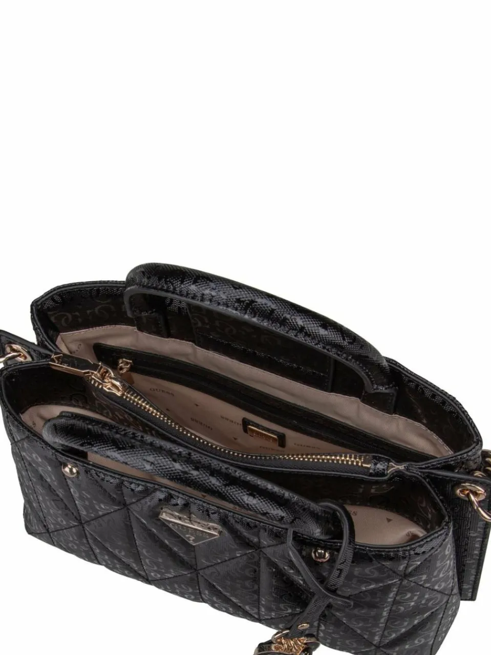 Damen GUESS Taschen & Rucksäcke>Damen Handtasche - Aldina Girlfriend SAT