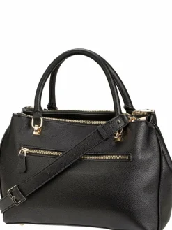 GUESS Taschen & Rucksäcke<Damen Handtasche - Calebra Status SAT schwarz uni