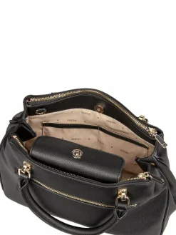 GUESS Taschen & Rucksäcke<Damen Handtasche - Calebra Status SAT schwarz uni