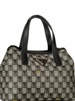 GUESS Taschen & Rucksäcke<Damen Handtasche - G Wave Mini schwarz uni