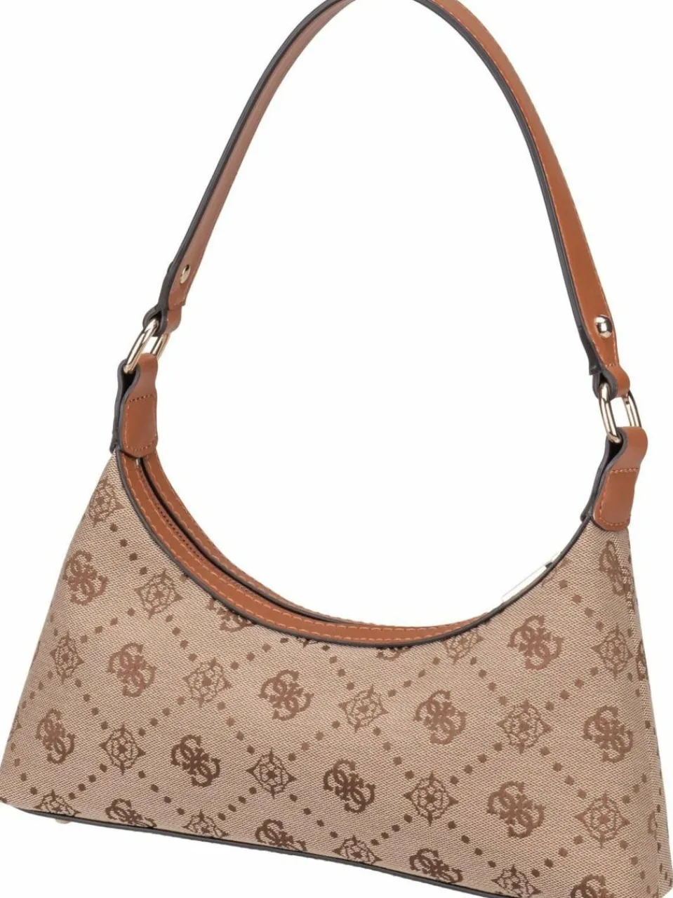 GUESS Taschen & Rucksäcke<Damen Handtasche - Neda Top Zip SHB 54170 Logo braun uni