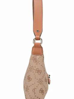 GUESS Taschen & Rucksäcke<Damen Handtasche - Neda Top Zip SHB 54170 Logo braun uni