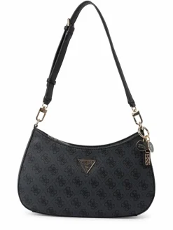 GUESS Taschen & Rucksäcke<Damen Handtasche - Noelle anthrazit schwarz gemustert