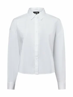 Armani Exchange Blusen<Damen Hemdbluse weiß uni