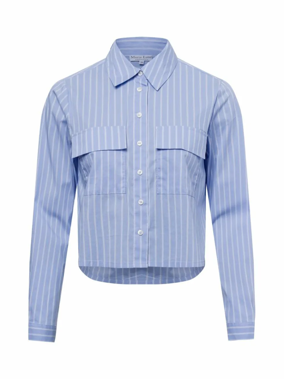 Marie Lund Blusen<Damen Hemdbluse hellblau weiß gestreift