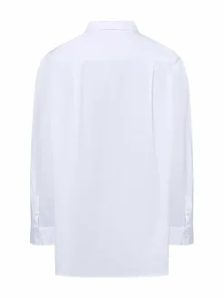 Calvin Klein Jeans Blusen<Damen Hemdbluse weiß uni