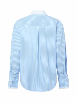 s.Oliver Blusen<Damen Hemdbluse blau weiß gestreift