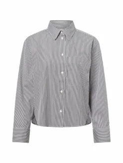 Marc O'Polo Blusen<Damen Hemdbluse schwarz gestreift
