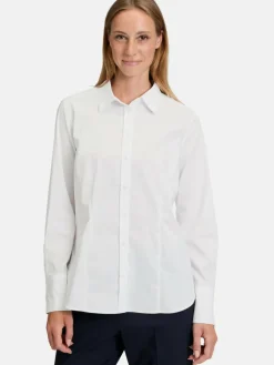 Betty Barclay Blusen<Damen Hemdbluse weiß uni