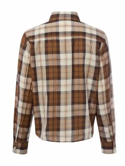 Marc O'Polo Blusen<Damen Hemdbluse braun beige kariert