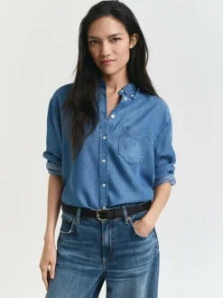 Damen Gant Blusen>Damen Hemdbluse