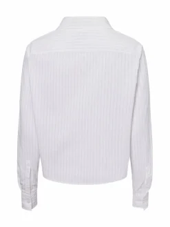 BOSS Blusen<Damen Hemdbluse - Briella_Monday weiß rosa gestreift