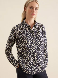 Damen Seidensticker Blusen>Damen Hemdbluse - Druck